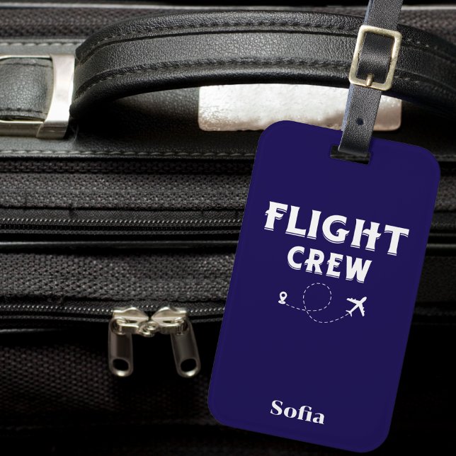 Flygbesättning Modernt Flygplan Hjärta Resa Semest Bagagebricka (Skapare uppladdad)