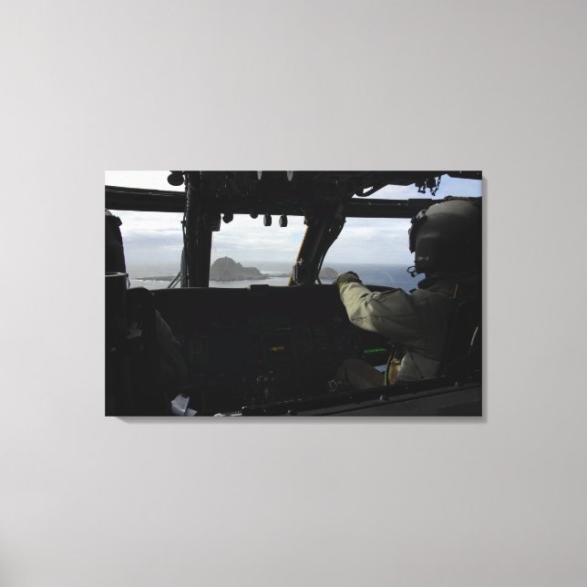 Flygbesättningar på Färallonön Canvastryck (Framsida)