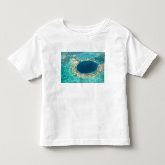 Flygbild av Blue Hole, segelbåt förankrad Tee (Framsida)