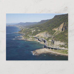 Flygbild av Sea Cliff Bridge nära Wollongong, 2 Vykort