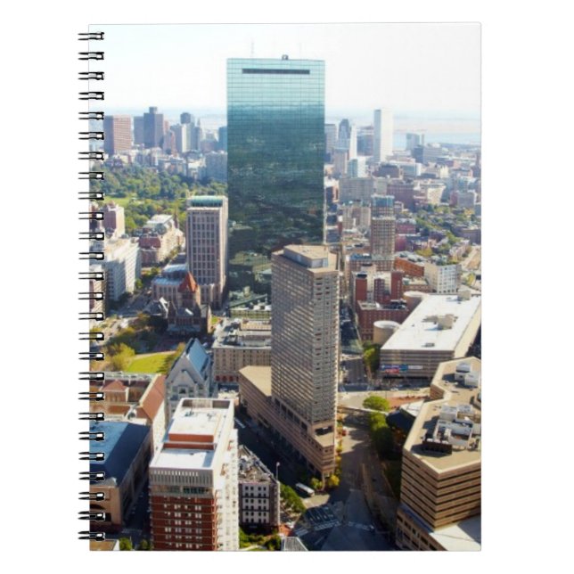 Flygbild över Boston 2 Anteckningsbok (Framsidan)
