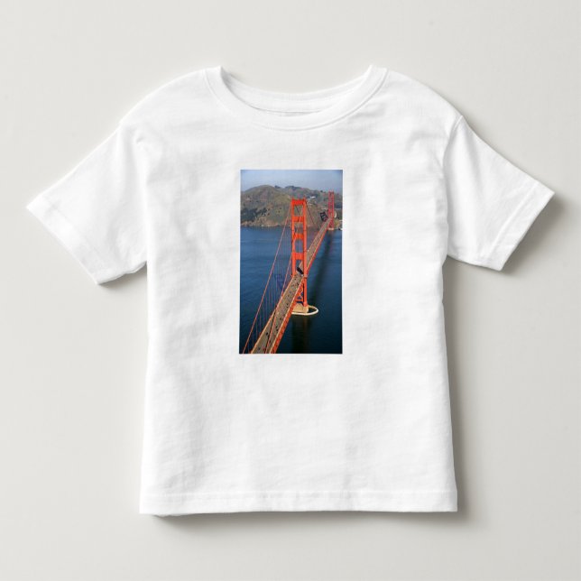 Flygbild över Golden Gate-bron i T Shirt (Framsida)