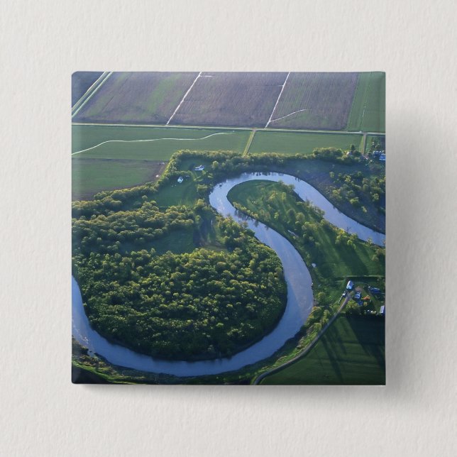 Flygbild över Red River of the North Knapp (Framsida)
