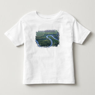 Flygbild över Red River of the North Tee