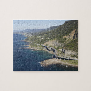 Flygbild över Sea Cliff Bridge nära Wollongong, 2 Pussel