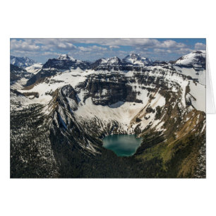 Flygbild över Warderman Lake Hälsningskort
