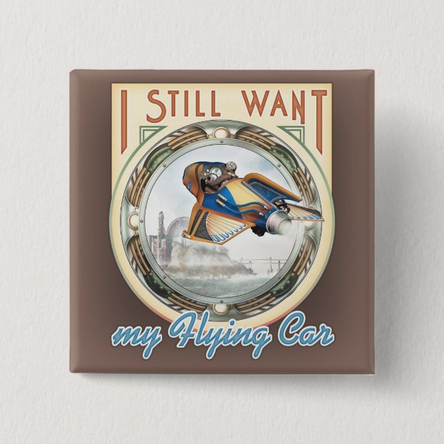 Flygbilen kvadrerar knäppas knapp (Framsida)