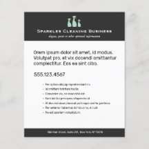 Flygblad för Städning av hemmet i Spray Flaska