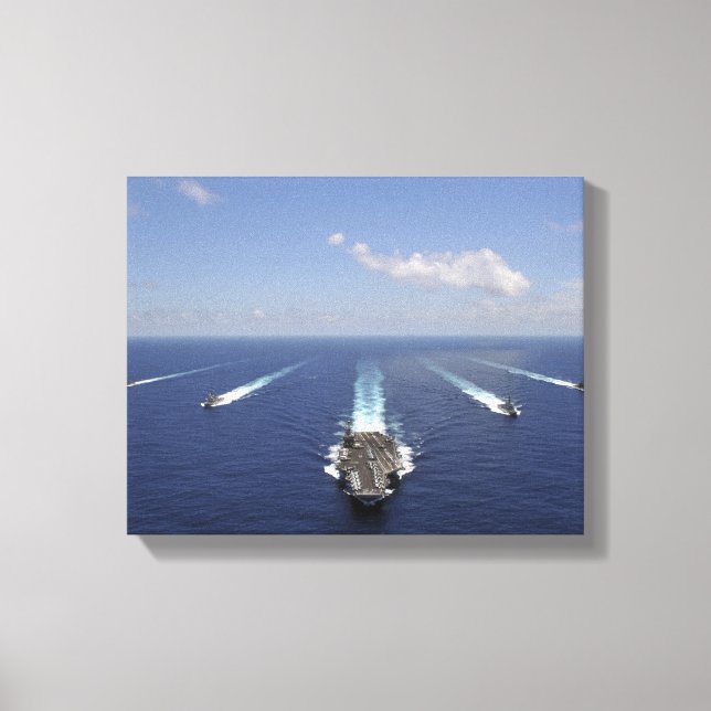 Flygbolaget USS Abraham Lincoln 2 Canvastryck (Framsida)