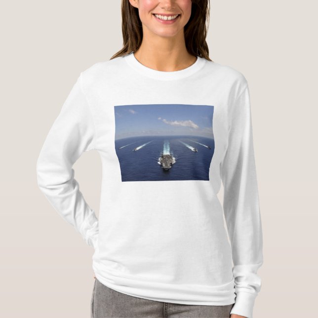Flygbolaget USS Abraham Lincoln Tee Shirt (Framsida)