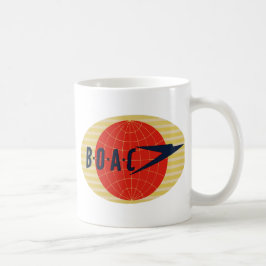 Flygbolaglogotyp för vintage BOAC Kaffemugg
