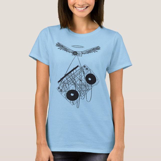 flygboombox tee shirt (Framsida)