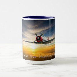 "Flygbränsle: Soar Higher med Varje sip!" Mugg