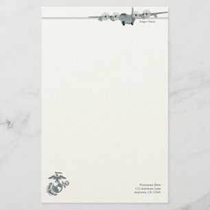 Flygbrevpapper för USMC C-130 Brevpapper