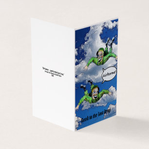 Flygburen, arméhoppparatrooper, arméns tecknad kort