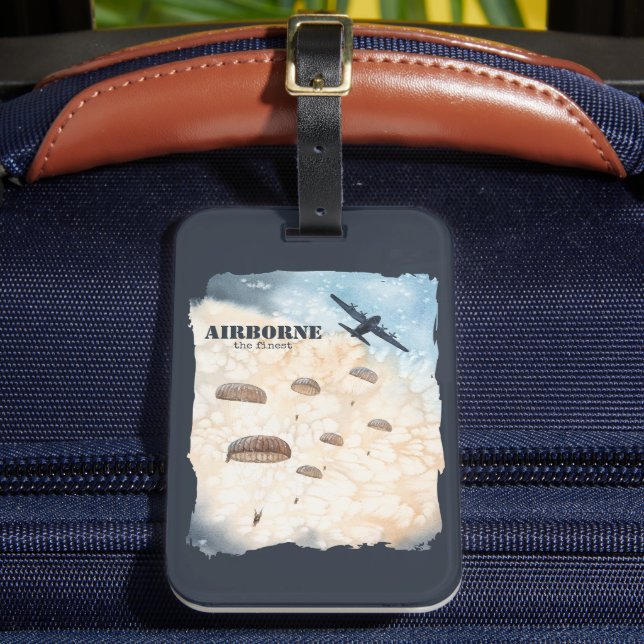 Flygburen Personlig för de finaste partinerns jump Bagagebricka (Framsida Insitu 2)