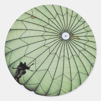 Flygburen Runt Klistermärke