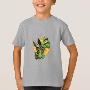 Flygburen Tecknad Turtle T Shirt