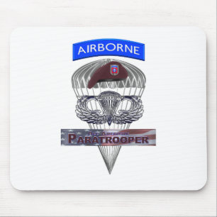 Flygburet Tab Steel Paratrooper Jump Vinge Musmatta