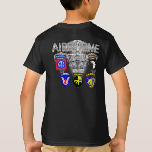 Flygburna enheter i armén t shirt