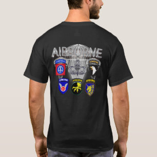 Flygburna enheter i armén t shirt