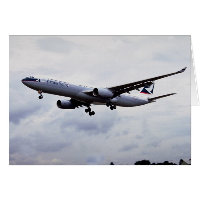 Flygbuss A330 Hälsningskort (Framsidan Horizontal)