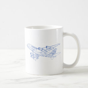 Flygbuss A380 Kaffemugg
