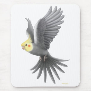 FlygCockatiel Mousepad Musmatta
