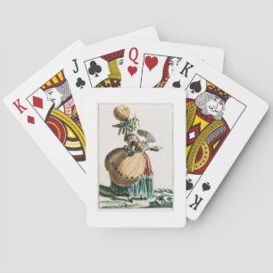 Flygcoquetten, c.1784 (färggravyr) casinokort