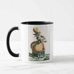 Flygcoquetten, c.1784 (färggravyr) mugg