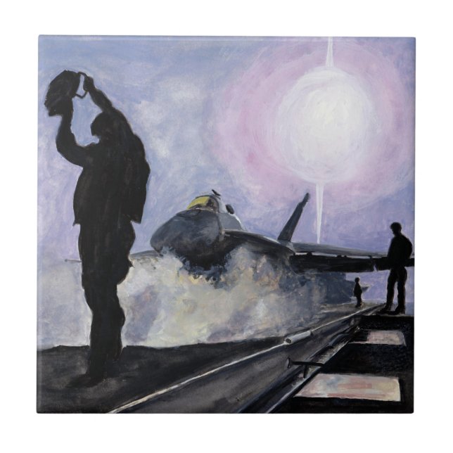 Flygdäck Kakelplatta (Framsidan)