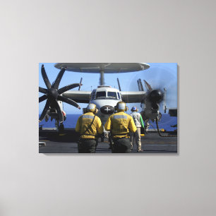 Flygdäckdirektörer Canvastryck