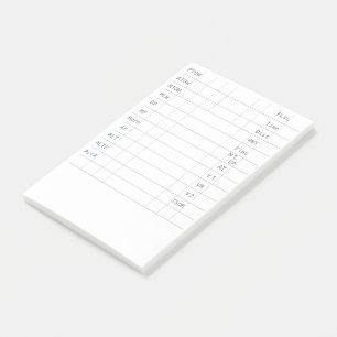 Flygdäckets fästpunkt 1 post-it block