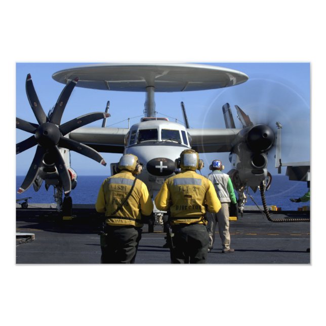 Flygdäcksdirektörer Fototryck (Framsidan)