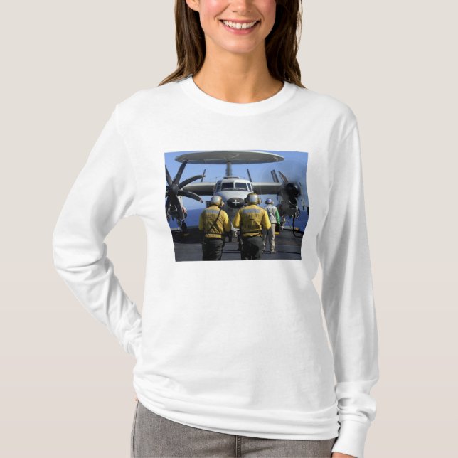 Flygdäcksdirektörer Tee Shirt (Framsida)