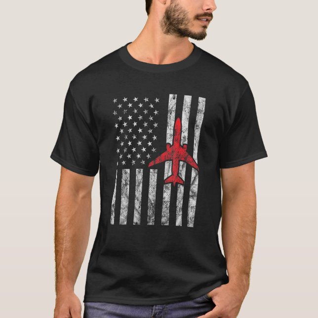 Flygdag Vintage 1 T Shirt (Framsida)