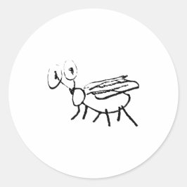 flygdekal runt klistermärke