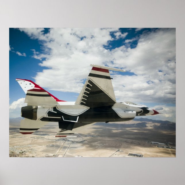 Flygdemonstrationsgrupp för underfåglar poster (Framsidan)