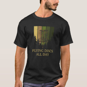 Flygdiskar Golf Hobby Golfer Pastim hela dagen T Shirt