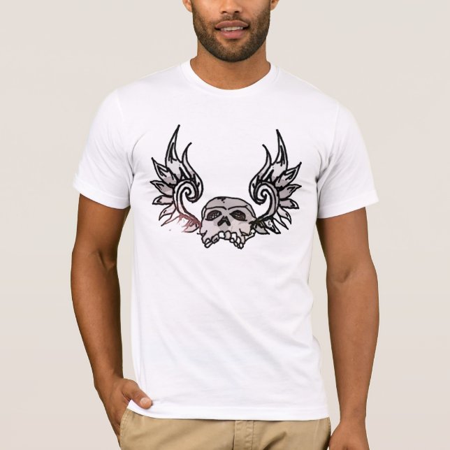 flygdöd tee shirt (Framsida)
