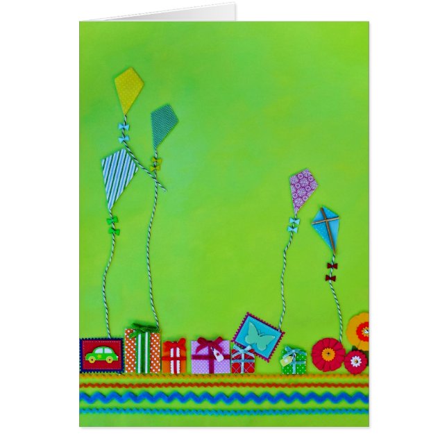 Flygdrakar Hälsningskort (Framsidan)