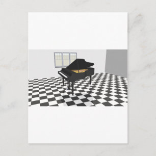 Flygel & Klinkergolv: 3D-modell: Vykort
