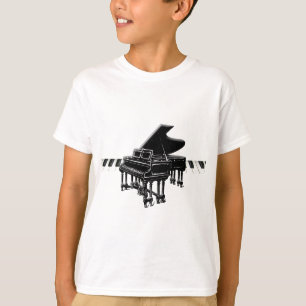 Flygel och tangentbord tee shirt