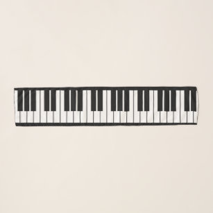 Flygeln stämm chiffonscarfen för pianist sjal