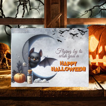 Flyger förbi för att önska dig en glad Halloween