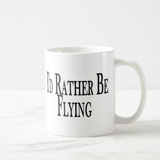 Flyger ganska kaffemugg (Höger)