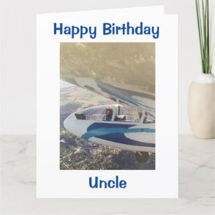 FLYGER HÖGT ÖNSKEMÅL FÖR UNCLE BIRTHDAY-KORT KORT