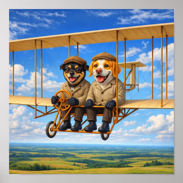 "Flyger Högt" Poster (Framsidan)