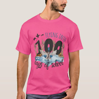 Flyger in i 100 dagars skoldjursjakt 100:e t shirt