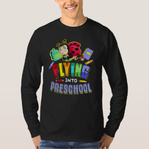 Flyger in i förskolan Nyckelpiga Tillbaka till sko T Shirt